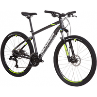 迪卡侬山地车ST520双盘式刹车24级前后机械铝架人体工程学设计 ST520灰色 L - 180-190cm