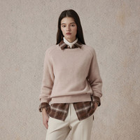 【毛衣福袋】Eland衣恋针织衫女套头毛衣开衫2024冬季 粉色(25)Pink-C款EEKWE4TM01 165/M