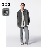 GXG 男装牛仔衬衫外套男士24年秋季 花色