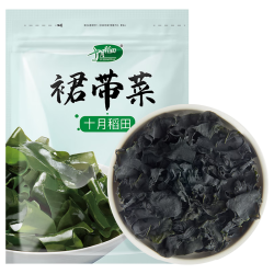十月稻田 大连产裙带菜 150g  裙带菜虾皮汤 早餐低脂 火锅煲汤 海产干货