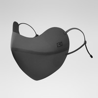 蕉内【99元任选3件】蕉内凉皮3系男女士防晒口罩护眼角防晒面罩 【立体款】黑色 1个