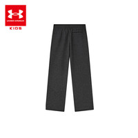 Under Armour童装儿童裤子休闲舒适针织长裤男童秋冬加绒长裤加绒裤 深灰 130