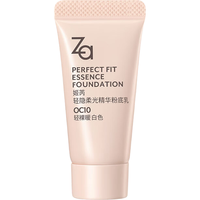  Za/姬芮 遮瑕持久不脱妆 粉底液  轻裸暖白色 5ml