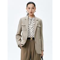 太平鸟 春秋腰带西服女