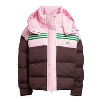 adidas/阿迪达斯 三叶草女士拼接宽松保暖外套