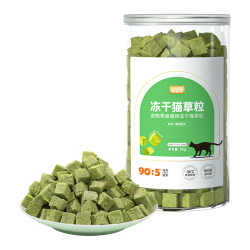 帕蓝姆 猫草粒鸡肉口味猫咪零食猫草片颗粒冻干饼干猫薄荷 80g