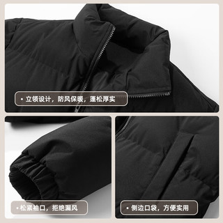 Baleno/班尼路 面包服外套女 黑色 2XL 女士夹克