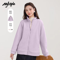 MJ STYLE立领奥粒绒外套女2026年冬装加厚双面绒防风保暖冲锋内胆上衣