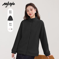 MJ STYLE立领奥粒绒外套女2026年冬装加厚双面绒防风保暖冲锋内胆上衣
