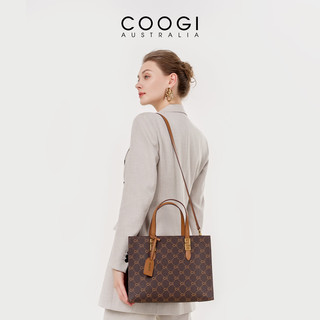 COOGI 咖啡色大包女士单肩包
