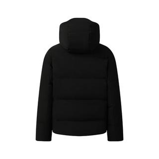 斐乐 斐乐男装鹅绒羽绒服2025冬季时尚休闲舒适保暖连帽外套 正黑色-BK 2XL 185/104A/XXL
