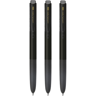 uni UMN-155N 按动中性笔 黑色 0.5mm 3支