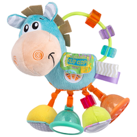 playgro婴幼童安抚 小马安抚摇铃 早教益智 送儿童