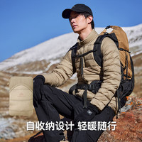 拓路者 轻薄羽绒服男立领户外秋冬季冲锋衣内胆保暖防风徒步登山鸭绒外套 25版-黑色 L