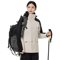 雪中飞[90绒]冲锋衣羽绒服男女同款三合一冬季防风保暖轻户外运动羽绒衣