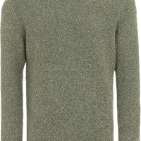 ZARA 圆领森系麻花针织显瘦修身休闲毛衣