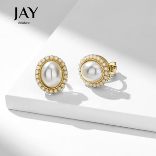 Jay 2025新款仿珍珠耳夹女耳钉无耳洞耳夹送女友新年礼物 耳夹