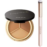 滋色 修颜无痕三色遮瑕膏遮盖脸部瑕疵黑眼圈修容3g