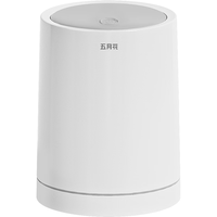 五月花气压吸袋垃圾桶12L按压开盖圆桶型卫生间防异味厕所垃圾篓 【按压款】12L圆桶气压吸附