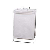 京东京造 脏衣篮 有框架款 40*22.5*55cm 灰色