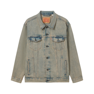 Levi's 李维斯 25年秋冬美式复古水洗做旧男士牛仔夹克 S