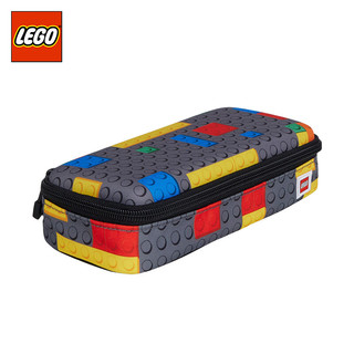 乐高（LEGO）笔袋文具盒铅笔盒小学生儿童笔盒大容量立体男女孩彩色积木 20027
