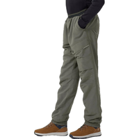 迪卡侬儿童运动裤男女童秋冬休闲裤KIDD 军绿色_大童 12_13岁