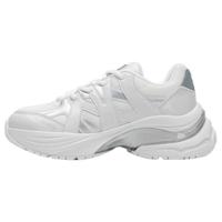 PLUS会员：MLB 男女同款 立体logo老爹鞋  纽约洋基队/米白色 38.5 245