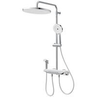 箭牌淋浴花洒套装四功能花洒增压琴键顶喷花洒全套套装