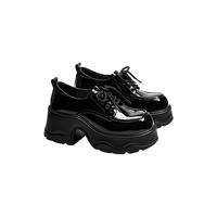 TOOMANYSHOES 暗夜哥特厚底乐福鞋