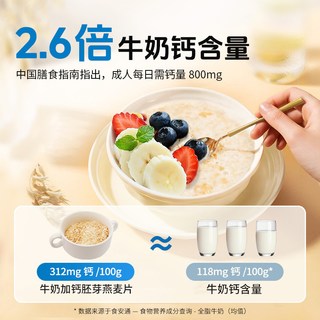 捷氏 牛奶加钙胚芽燕麦片 700g