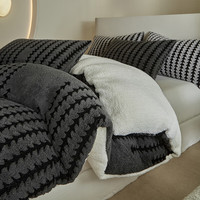 克努帛 塔夫绒羊羔绒多功能毛毯被套 150*200cm