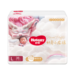 好奇 皇家小龙裤纸尿裤 L码 38片