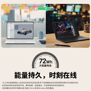  LG/乐金 gram系列 超长续航 笔记本电脑  【黑色】Ultra5-125H 16G Core Ultra5 125H 集成显卡 1920*1200 60Hz 16GB