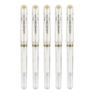 uni UM-153 高光白笔 1.0mm 5支装