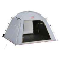 Coleman科勒曼穹翼系列DARKROOM户外露营家庭黑胶遮阳帐篷防水易搭建银白4-5人 