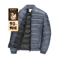 DANCING WOLVES/与狼共舞 90%白鸭绒 男士羽绒服 003中灰 L (175)