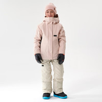 迪卡侬(DECATHLON)儿童冬季户外运动滑雪服女男青少年单板双板保暖滑雪衣-533392