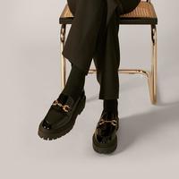 STUART WEITZMAN 女士乐福鞋 OWEN BUCKLE ULTRA LUG LOAFER