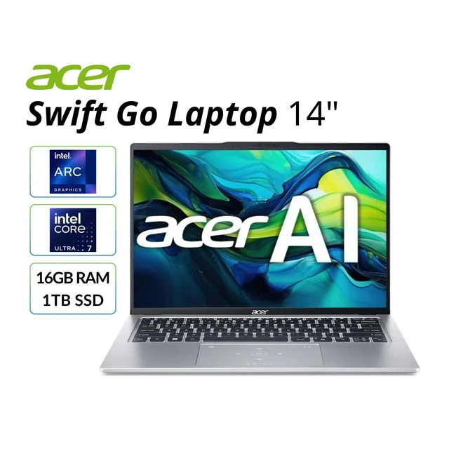 宏碁 非凡 Swift Go 14 笔记本 Core Ultra 7 155H 16G+1T