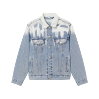 Levi's 李维斯 冰酷系列男士牛仔夹克外套 浅蓝色 L