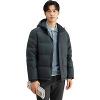 BEANPOLE 滨波 90%鹅绒发热美式休闲男羽绒服 藏青色 S