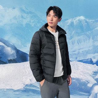 斯凯奇 棉服梭织裥棉连帽外套