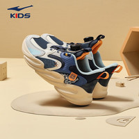 鸿星尔克 男童运动鞋 藏深蓝/云雾灰 -偏小1码 37