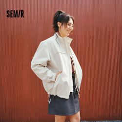 森马 都市护身服夹克男 防风防泼水 灰白 XL