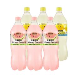 Lemon Republic 云雾柠檬芭乐气泡水果汁1.25L*4瓶