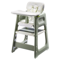 babycare 宝宝百变餐椅   塔尔绿
