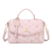 迪士尼 包包联名女士女包跨年女款2025年斜跨闺蜜女生 草莓熊联名包-粉色