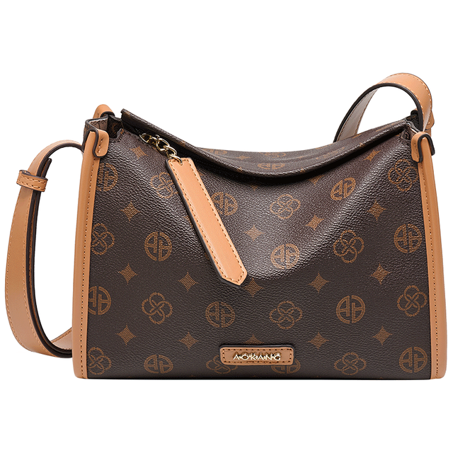 奥康 女包新潮大容量腋下包轻奢斜挎单肩包新年物