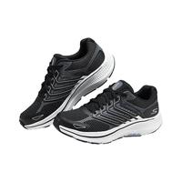 斯凯奇（Skechers）高回弹缓震跑步鞋运动鞋220867 黑色/灰色/BKGY 41